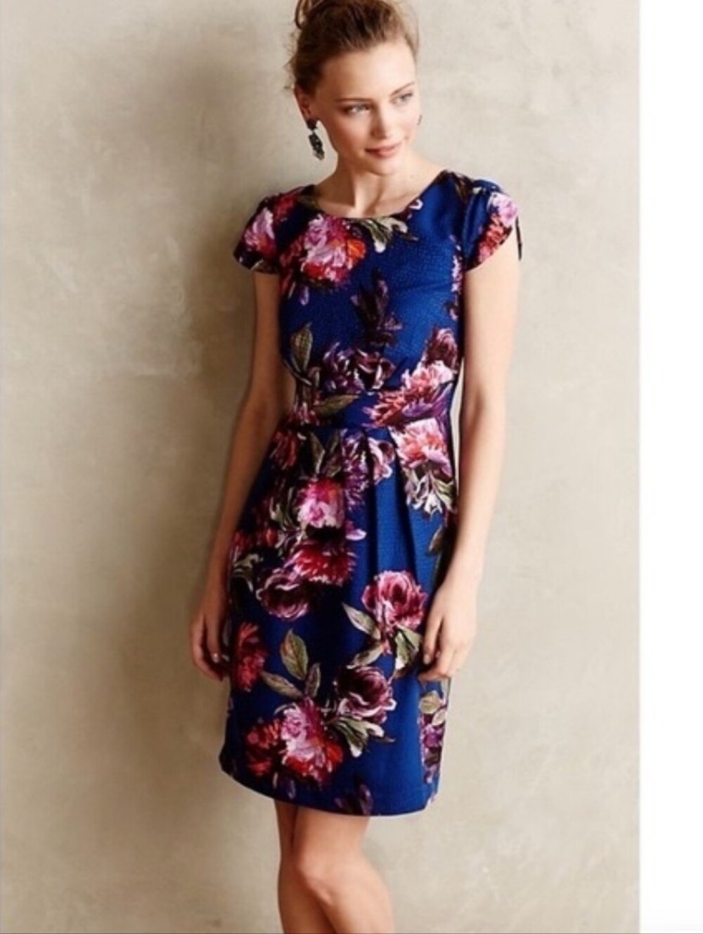 Anthro Moulinette Seours Rosado Sheath Dress